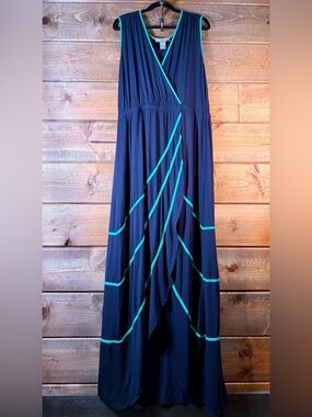 kate and mallory maxi dresses Kate & Mallory Multi Colored Floral Flowy Maxi Dress Sz 1X NWOTS